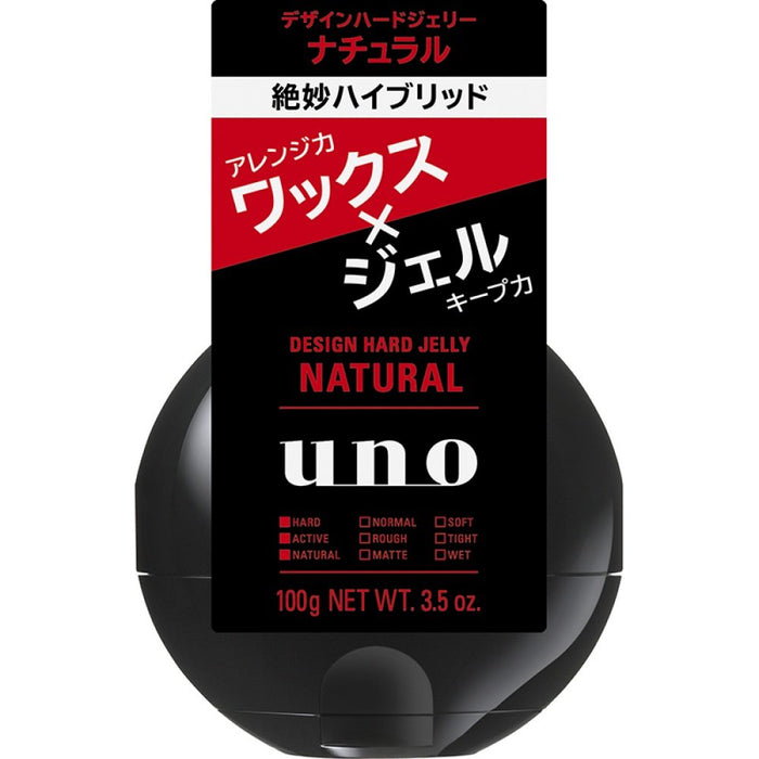 Uno Design Hard Jelly Natural Hair Gel 100G - Long-Lasting Hold