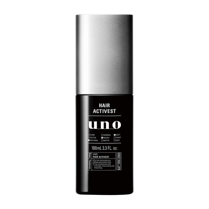 Uno Hair Active 最佳護髮油 - 頭皮護理與造型 100 毫升腺苷