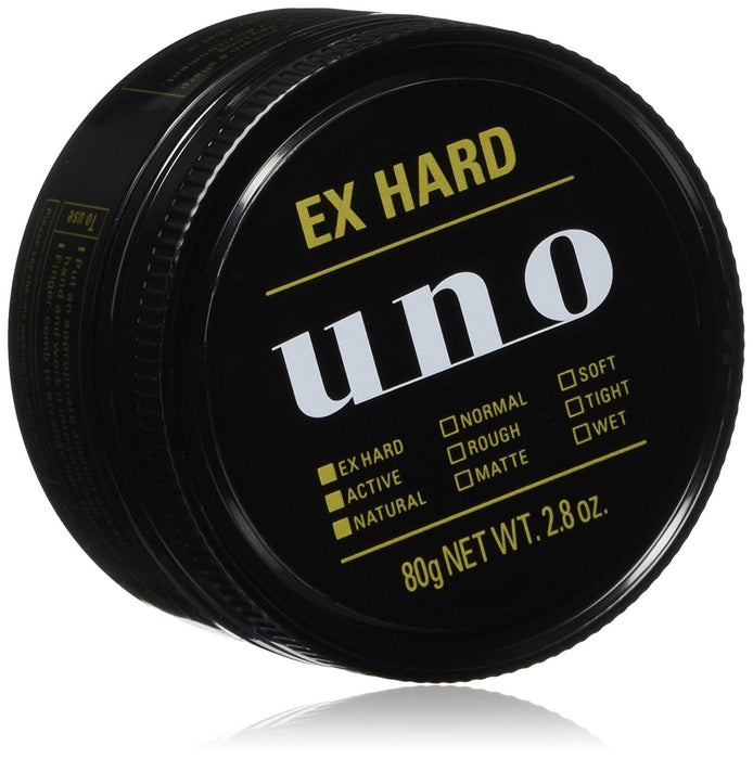 Uno Hair Wax Extreme Hard 80G - Long-Lasting Hold for Stylish Hair