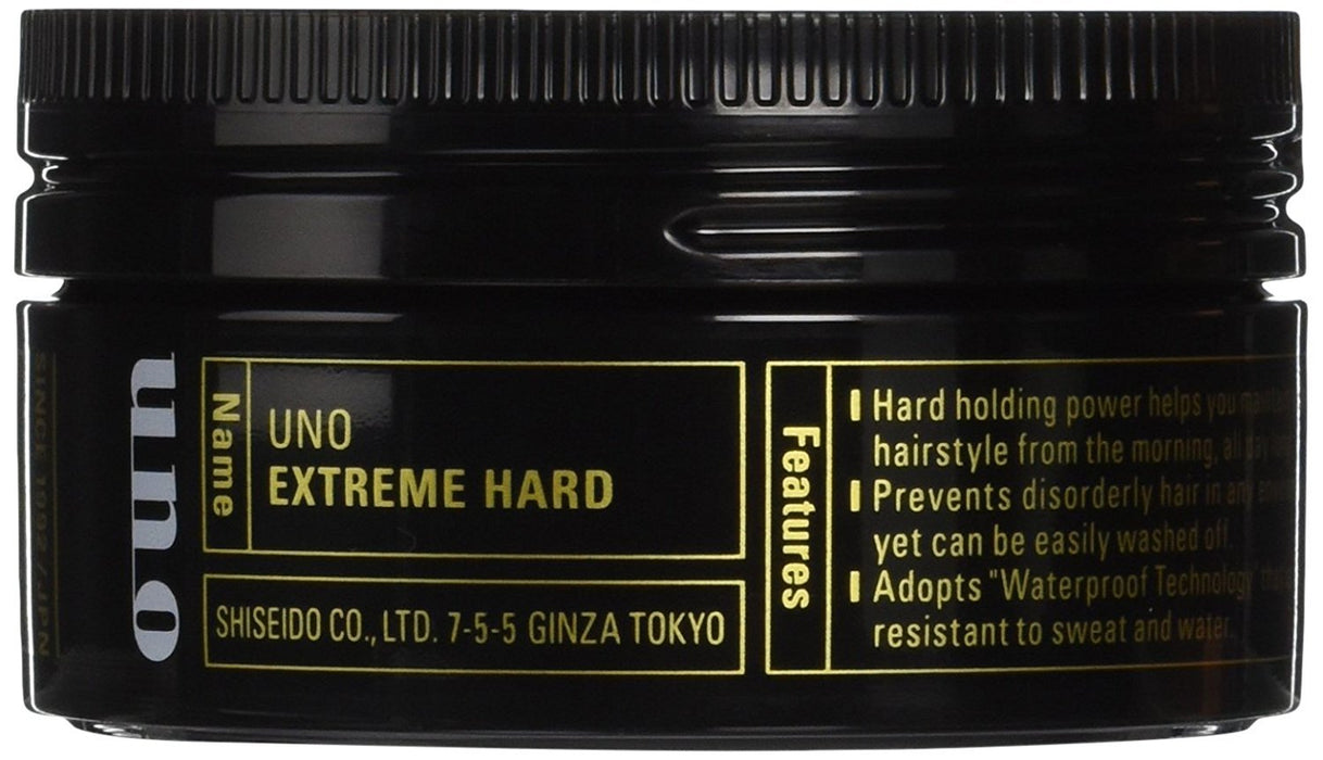 Uno Hair Wax Extreme Hard 80G - Long-Lasting Hold for Stylish Hair