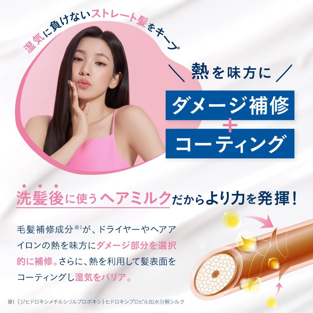 Unu Bore Milk: Straightens Reduces Frizz Bergamot Lily Scent