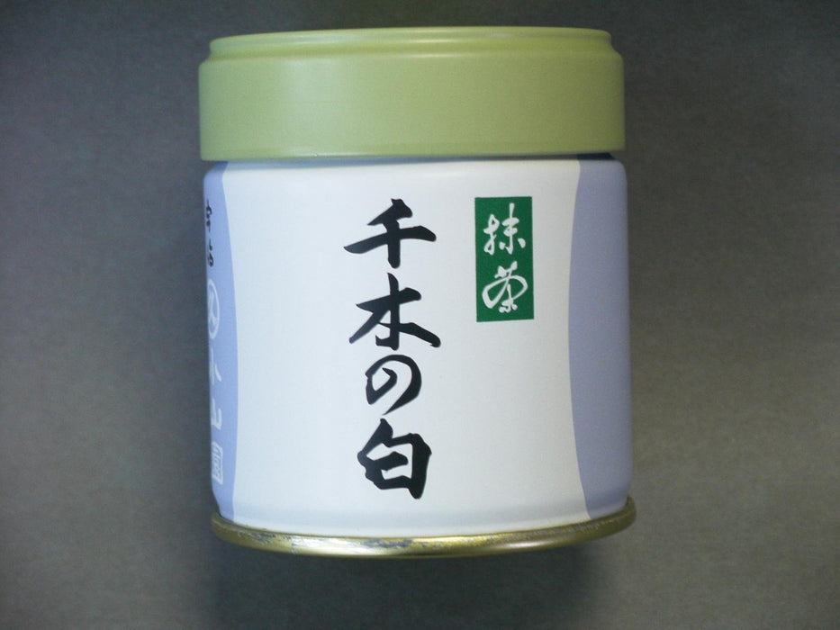 Marukyu Hill Garden Usucha Matcha 40g Light Brown and White Chigi Can