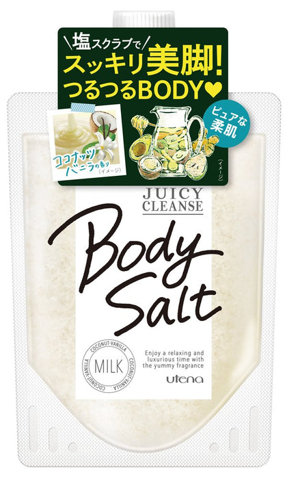 Utena Juicy Cleanse Milk Body Salt Scrub 300G for Smooth Skin Care