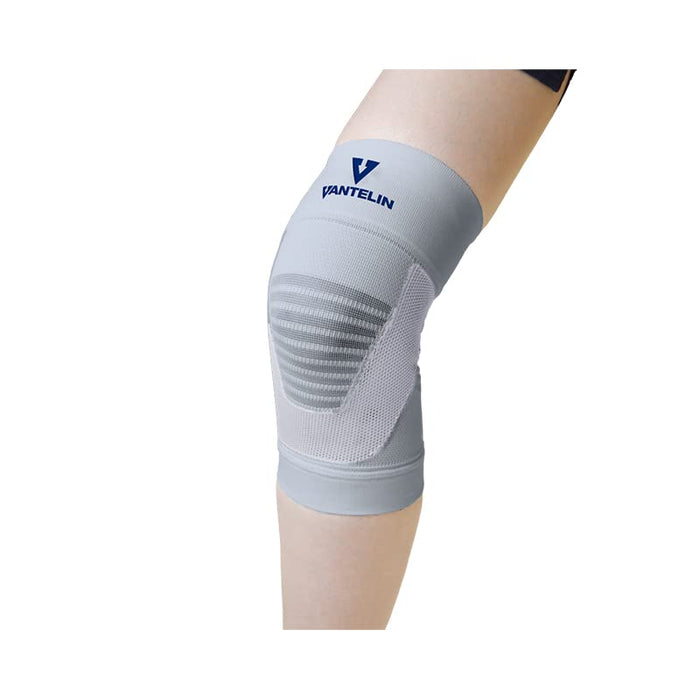 Vantelin Knee Support Highly Breathable Type Regular/M Size Silver Gray