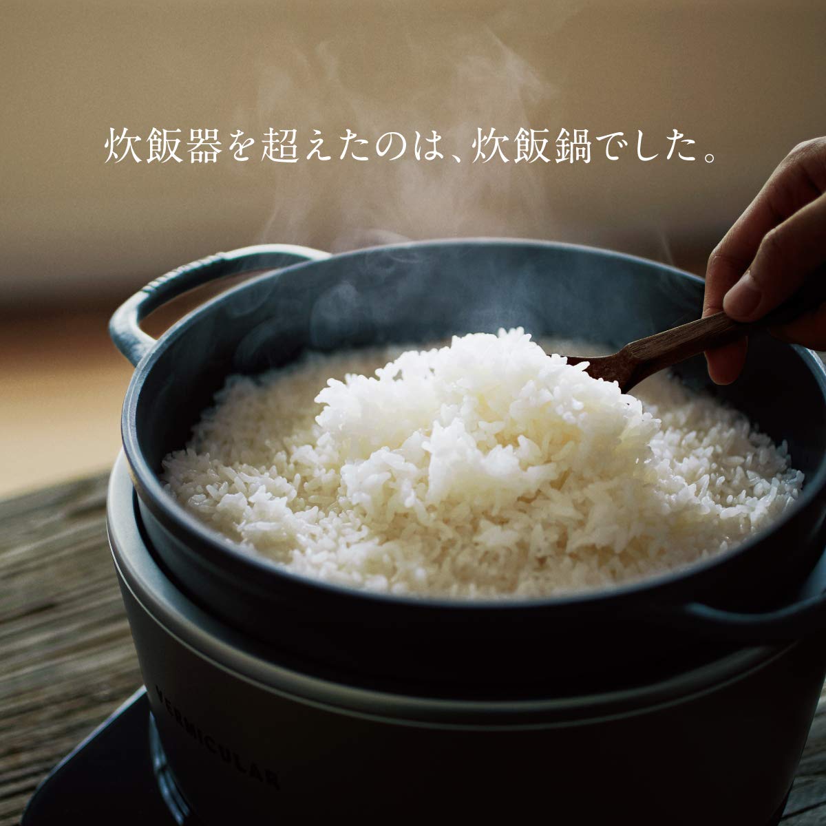 Vermicular Rice Pot 5-Cup Cooker Sea Salt White Rp23A-Wh