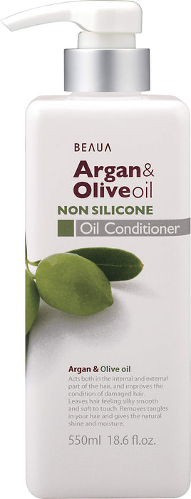 Viewer Argan and Olive Oil Conditioner - 550ml Nourishing Hair Care