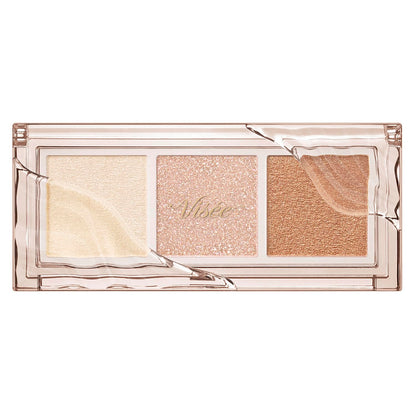 Visee Killer Eye Trio BR-2 Eyeshadow 3g Captivating Brown Glitter