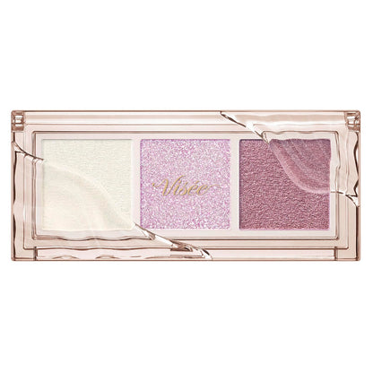 Visee Killer Eye Trio Eyeshadow Mauve Glitter 3G - Piercing Gaze PU-5