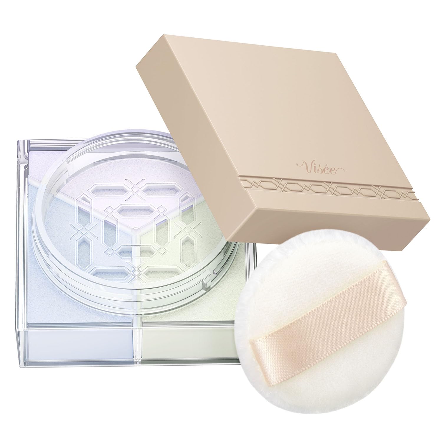 Visee Trinitas Glow 01 Clear Veil Face Powder for Radiant Complexion 5.5g