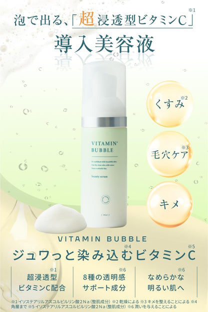 Emoc Vitamin C Serum with Niacinamide for Pore Care and Placenta Foam