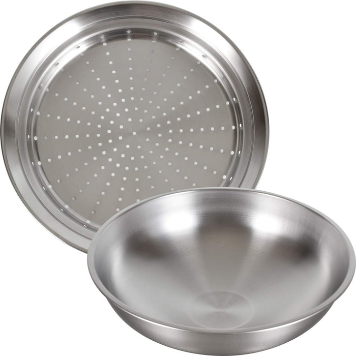 Wahei Freiz Stainless Steel Steamer Insert Dome Fits 24-26Cm Pots