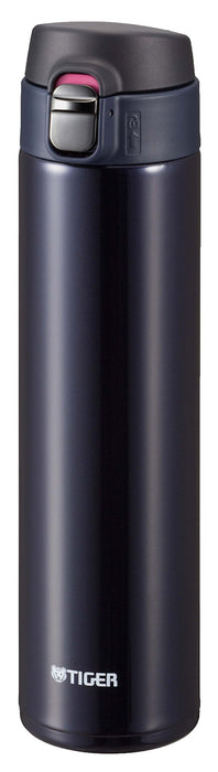 Tiger 600ml Stainless Steel Lightweight Water Bottle Blue Black