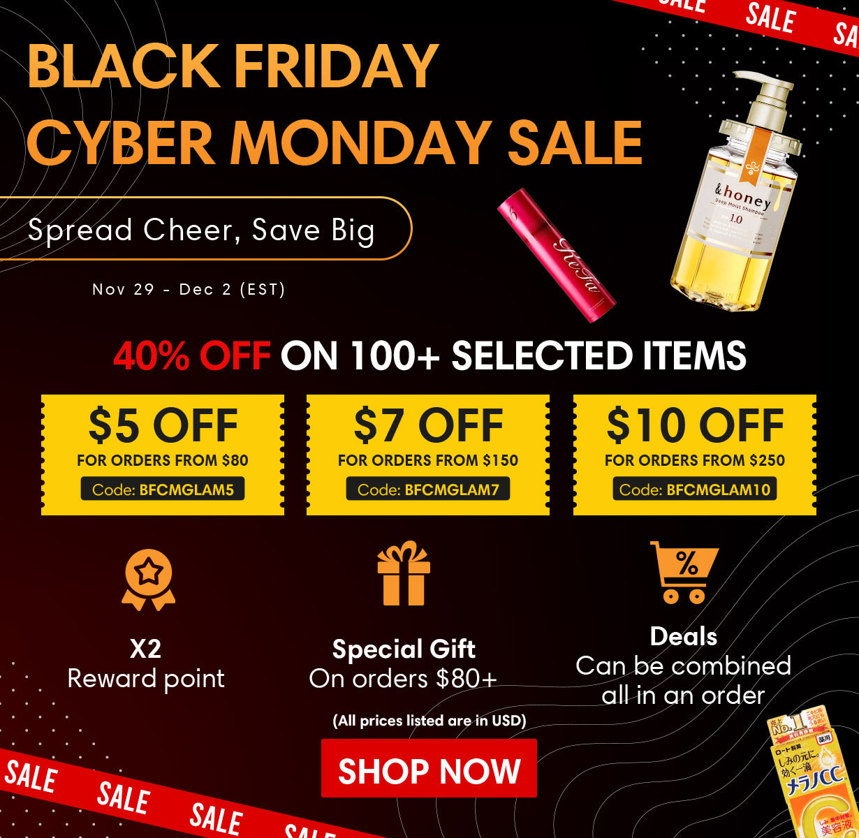 [EXPIRED] BLACK FRIDAY x CYBER MONDAY