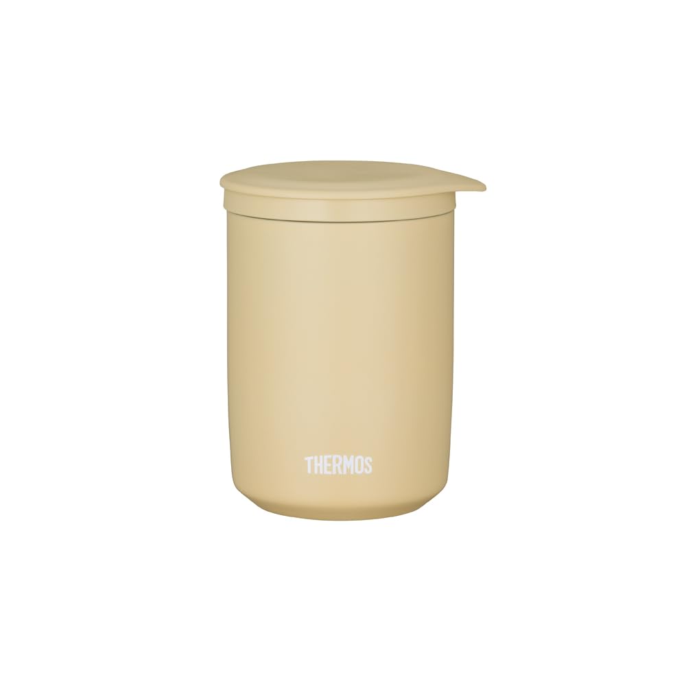 Thermos Vacuum Insulated 500ml Tea Tumbler with Strainer Sand Beige