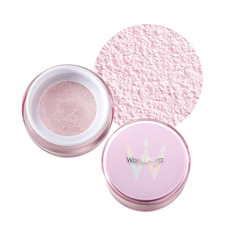 Wonjungyo Fixing Blur Face Powder 13g - Long-lasting Soft N01 Plain Pink Pore Coverage