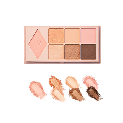 Wonjungyo W Daily Mood Up Palette Eyeshadow Orange Brown 03 Blossom Coral 8G