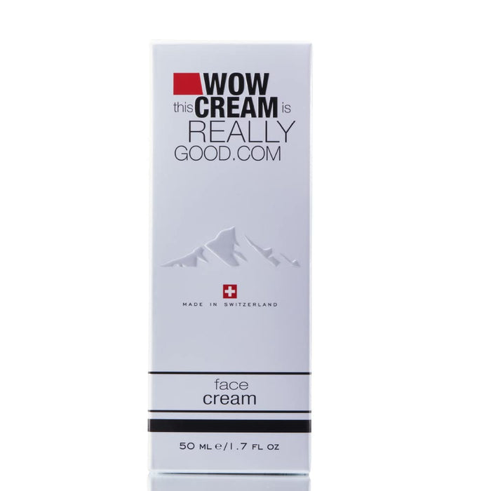 Wow Cream All-In-One Unisex Moisturizing Face Cream Lotion Serum - 50G Made in Switzerland
