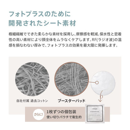 Ya-Man Facial Beauty Device with RF Booster Pads Deep Cleanse YRF0003