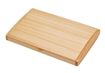 Yamaco Youbi Hinoki Business Card Holder - Stylish Japanese Office Stand