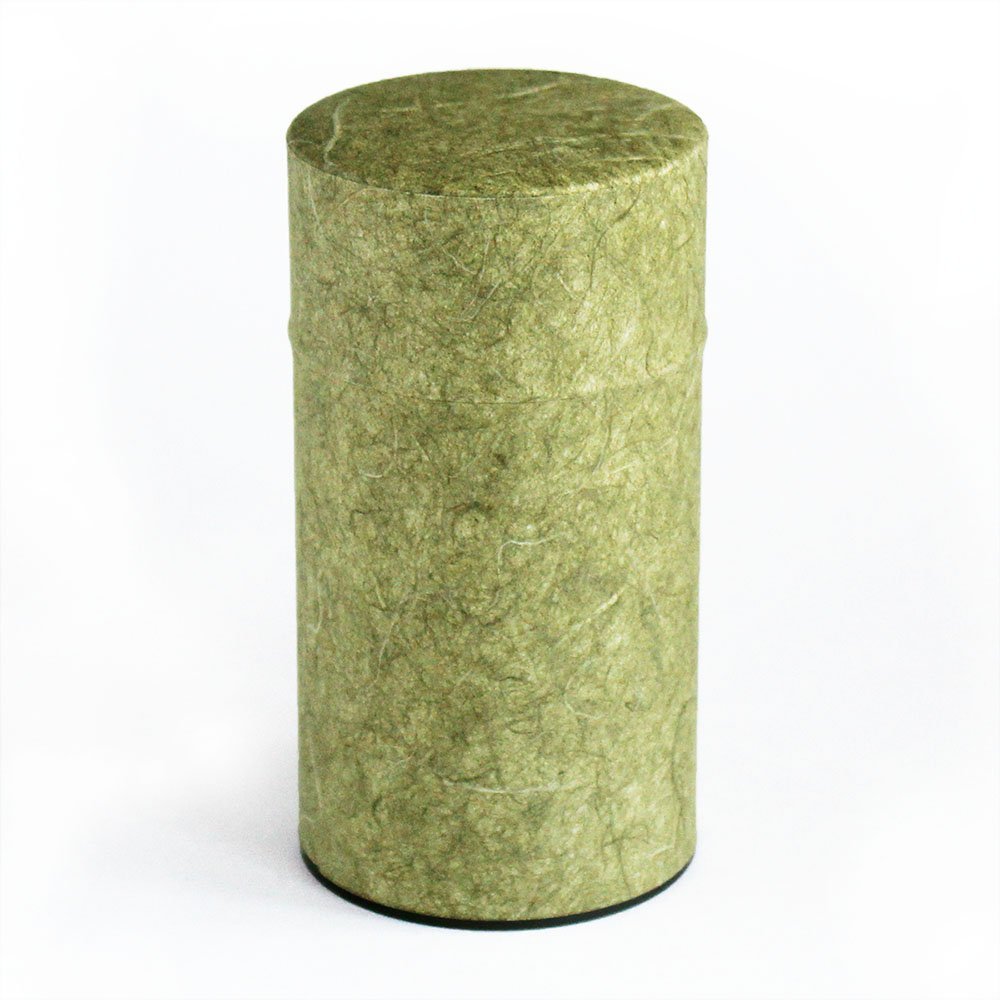 Yamaco Large Green Tea Canister 81325 Pokkan Style Storage Container