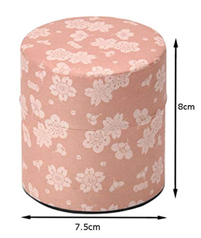 Yamaco Tea Canister Pokkan S Cherry Blossom Plum Design 84781