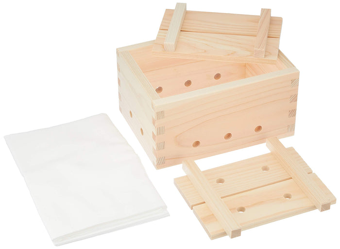 Yamaco Tofu Maker No Nigari 17x12.3x10cm - Easy Home Tofu Press Tool