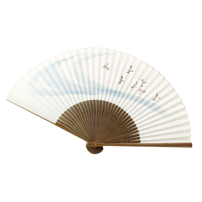 Yamani Dragonfly Japanese Sensu Folding Fan 21.5 Cm Elegant Handheld Fan