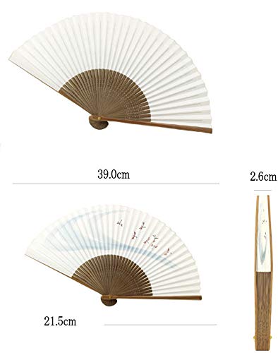 Yamani Dragonfly Japanese Sensu Folding Fan 21.5 Cm Elegant Handheld Fan