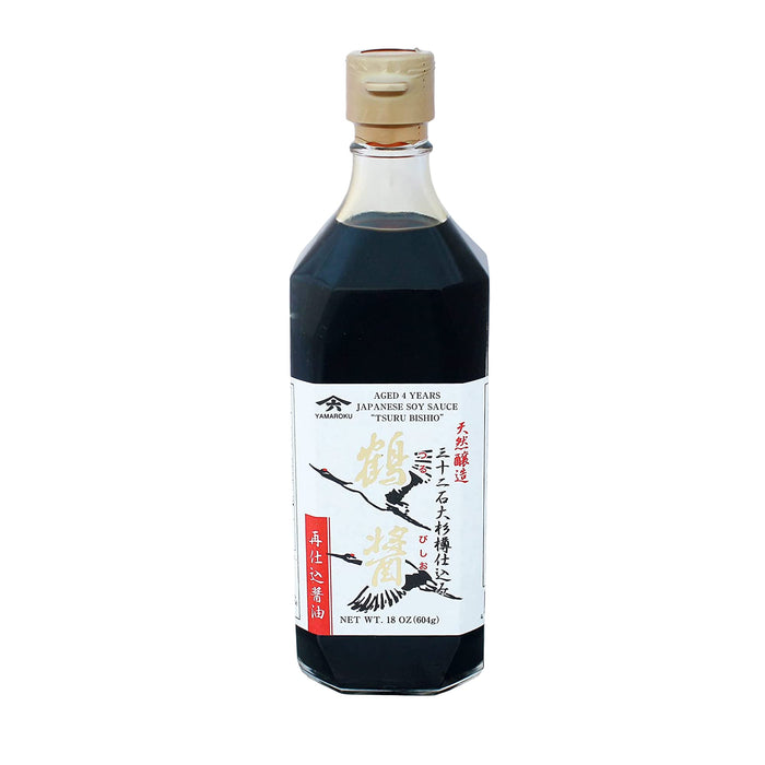 山六 Tsurubishio 桶装日本陈酿酱油 500ML