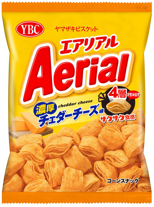 Yamazaki Biscuits Aerial Rich Cheddar Cheese Corn Chips Snack 3-Pack