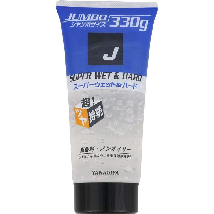Yanagiya Main Store J Super Wet and Hard Gel 330G for Strong Hold Styling