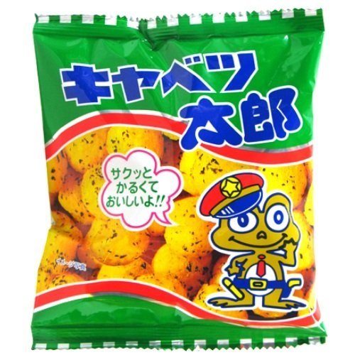 The War Yaokin Cabbage Taro Aonori Puffcorn Snack 30-Pack Bags