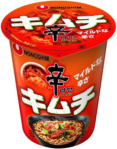 Korean Food Yesmart Nongshim Spicy Ramen Kimchi Cup Noodles 68G