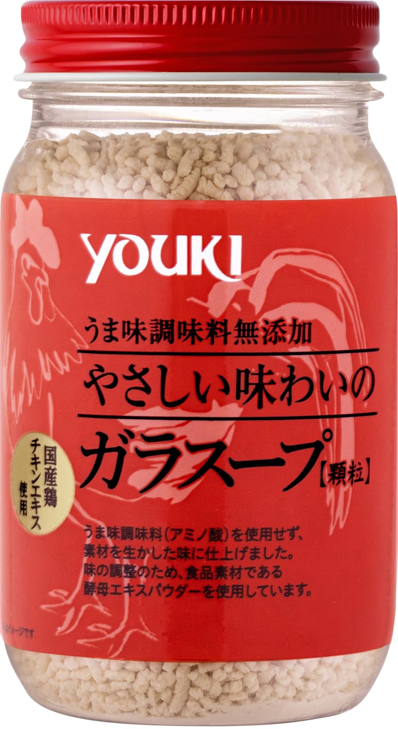 Youki Additive Free Chicken Gara Soup Stock 130g Natural Flavor