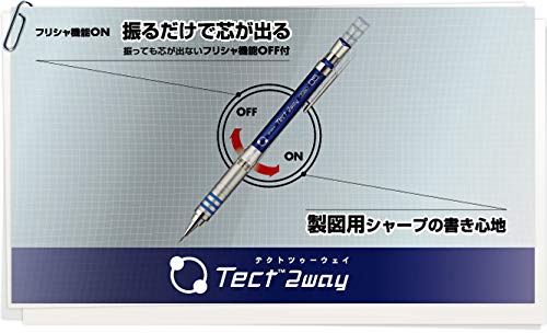 Zebra Tect Two Way Mechanical Pencil 0.5mm Black Ma41-Bk