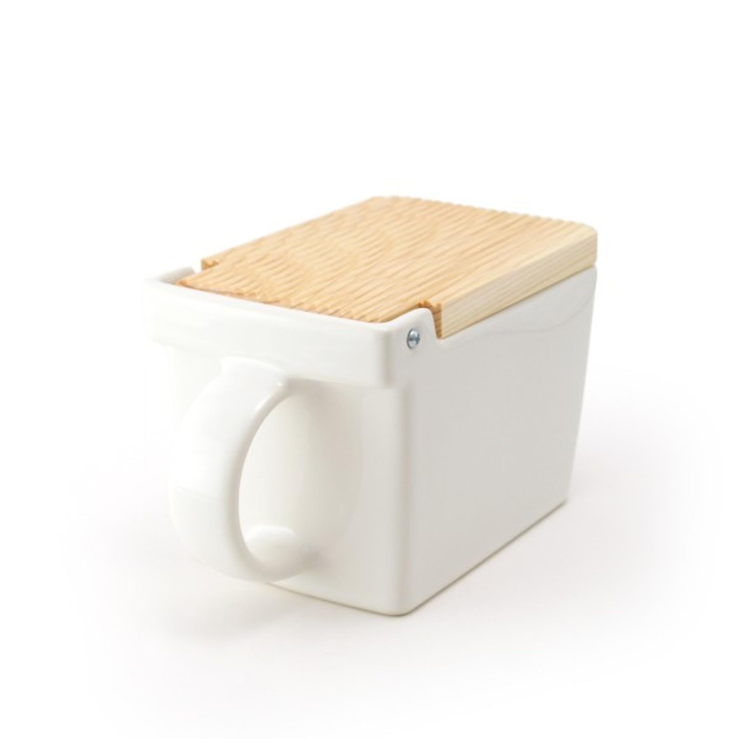 Zero Japan Container White BST-17 WH Salt Box
