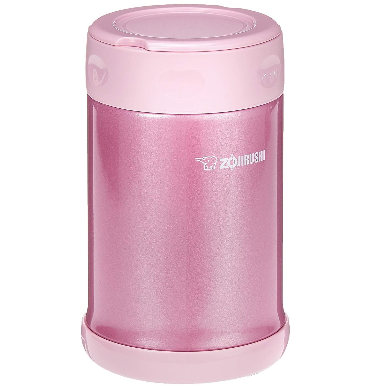 Zojirushi Stainless Steel Food Jar 0.5L Shiny Pink 16.9Oz