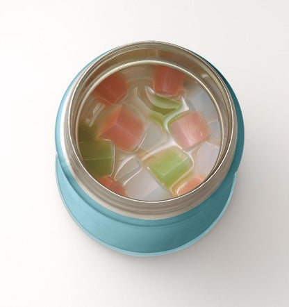 Zojirushi Aqua Blue 25 Oz Stainless Steel Food Jar 0.75L Capacity