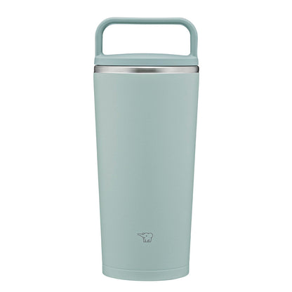 Zojirushi Ash Green Water Bottle 300ml Carry Tumbler with Handle Dishwasher Safe Cap