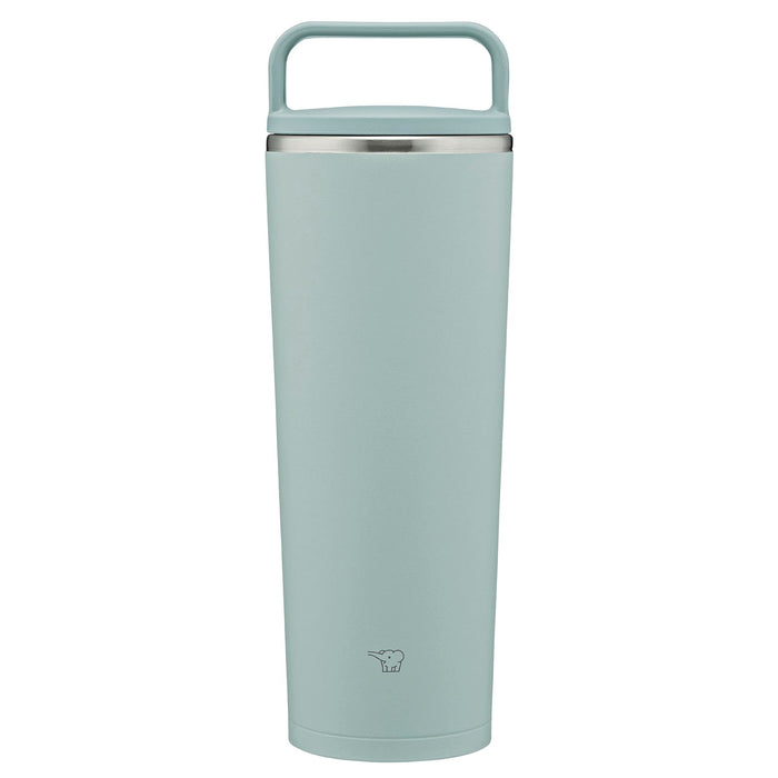 Zojirushi 400ml Ash Green Carry Tumbler Water Bottle with Handle Dishwasher Safe Cap
