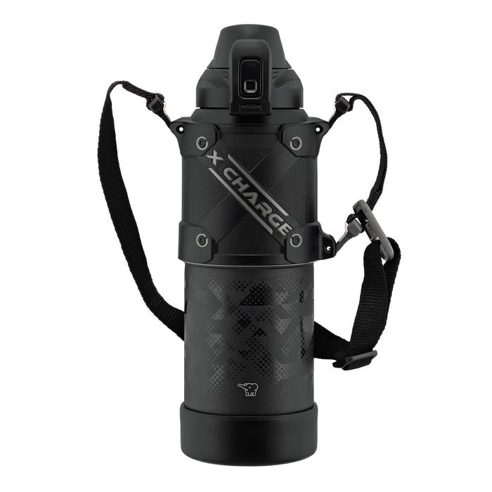 Zojirushi 1.0L Black Cool Bottle Abrasion-Resistant Sports Water Bottle with Seamless Cap