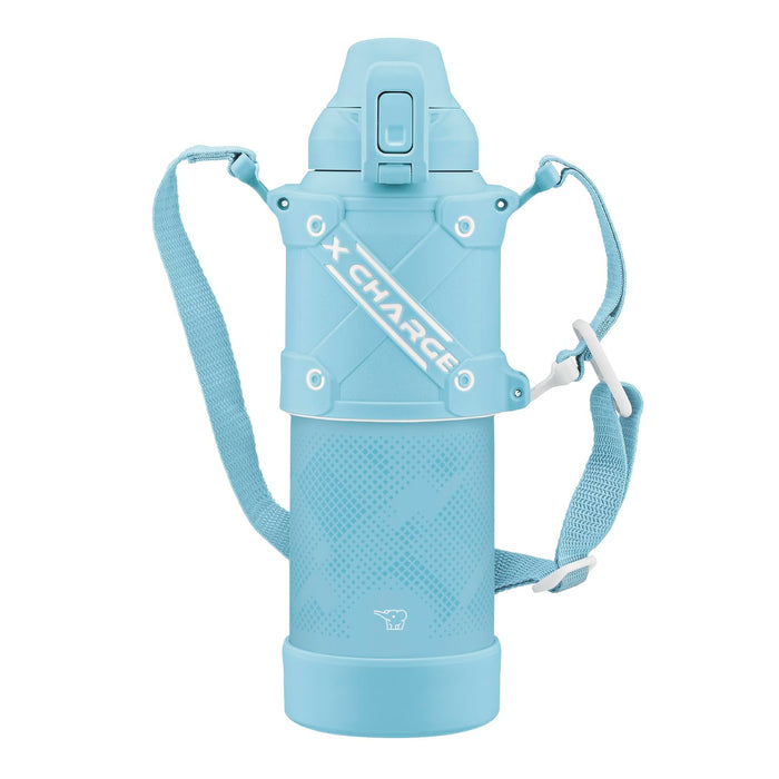 Zojirushi 1.0L Cool Bottle Sports Water Bottle in Sky Blue Impact and Abrasion Resistant
