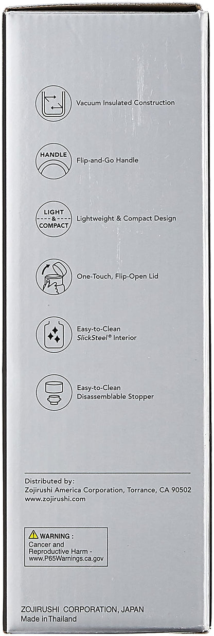 Zojirushi Flip and Go 16oz Stainless Steel Mug in Hibiscus Red