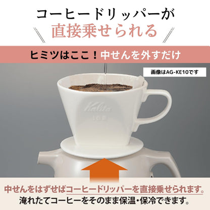 Zojirushi Ahb-19S-Xa 1.85L Stainless Steel Glass Thermos Pot with Heat & Cold Retention