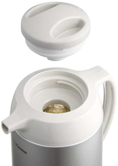 Zojirushi 1000ml Glass Thermos Metallic Gray Thermal Tabletop Pot Ag-Kd10-Hm