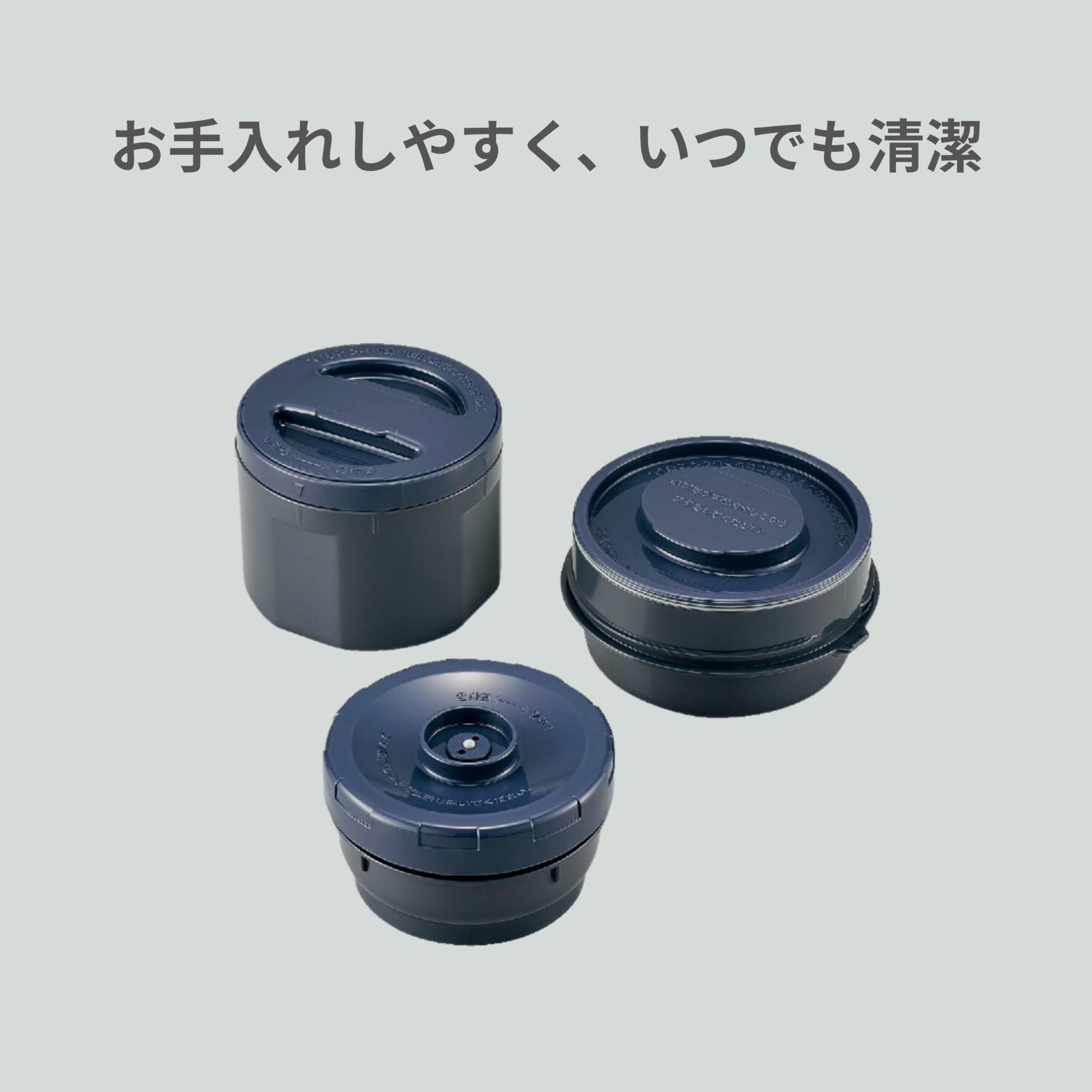 Zojirushi Stainless Steel Insulated Lunch Box with Lunch Bag 1.5 Cups Silver