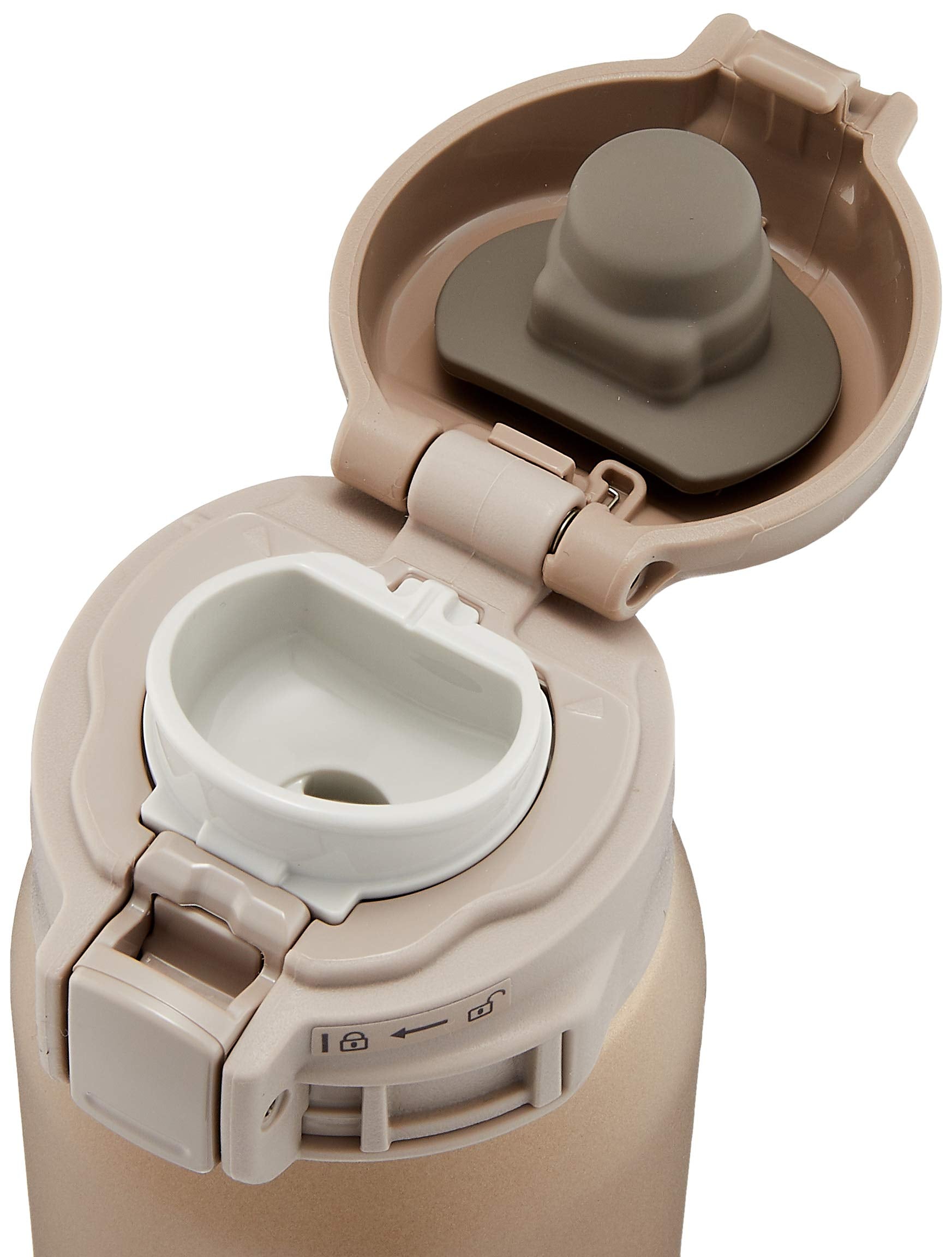 Zojirushi Beige Gold Mug Bottle 360ml Compact and Versatile Sm-Se36-Nz