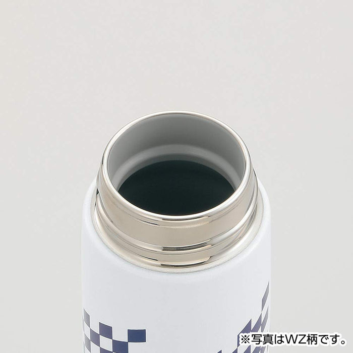 Zojirushi 480ml Ichimatsu Blue Screw Mug Bottle - Sm-Nae48Sa-Az