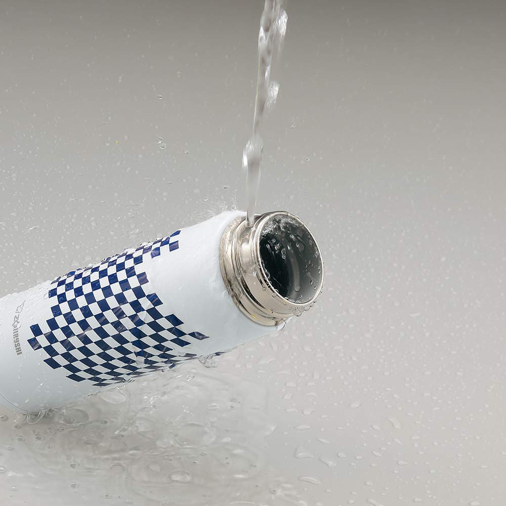 Zojirushi 480ml Ichimatsu White Mug Bottle Model SM-NAE48SA-WZ