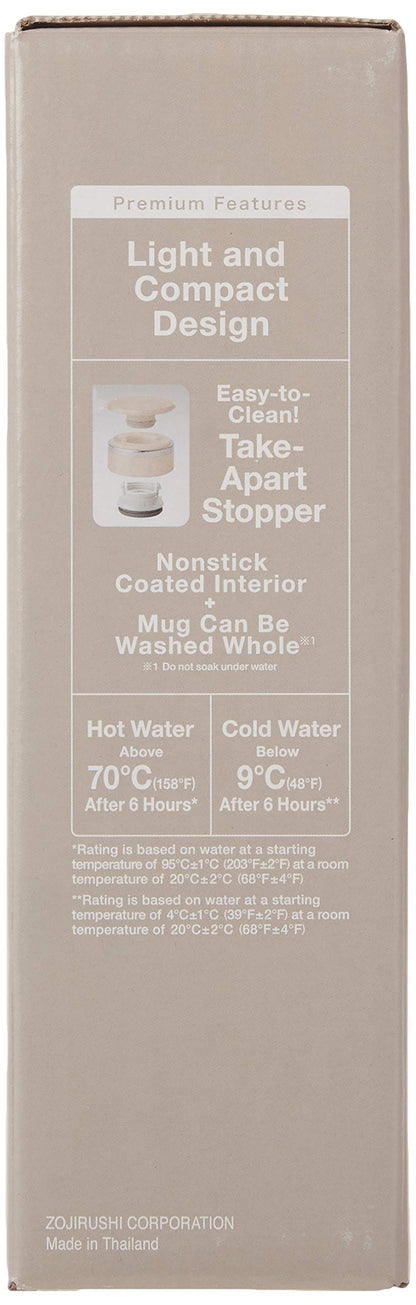 Zojirushi 16-Oz Stainless Steel Travel Mug with Tea Leaf Filter in Pink Champagne